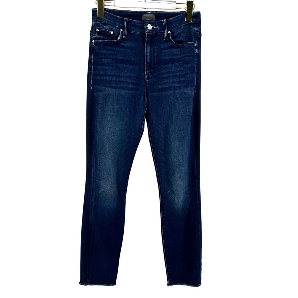 Mother Jeans High Waisted Looker Ankle Fray in Tongue and Chic Size‎ 26 Skinny